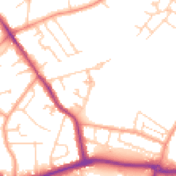 Daytime road noise heatmap for KT12 5BQ