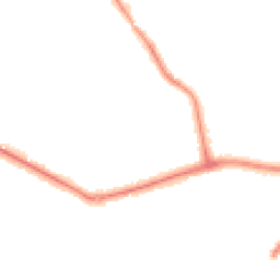 Night-time road noise heatmap for KT12 5JX