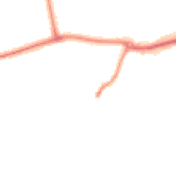 Night-time road noise heatmap for KT12 5LU