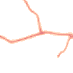 Night-time road noise heatmap for KT12 5QP