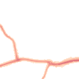 Night-time road noise heatmap for KT12 5RW