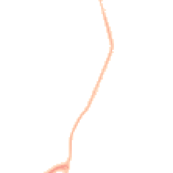 Night-time road noise heatmap for KT13 0BG