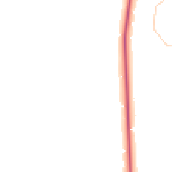 Daytime road noise heatmap for KT13 0LT