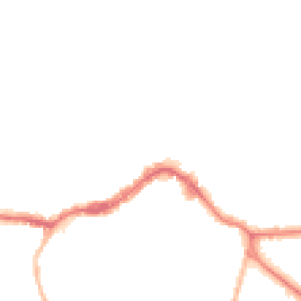 Night-time road noise heatmap for KT13 8GY