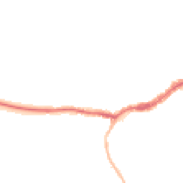 Night-time road noise heatmap for KT13 8HJ