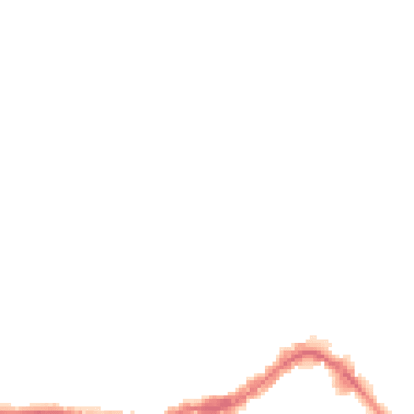 Night-time road noise heatmap for KT13 8JY