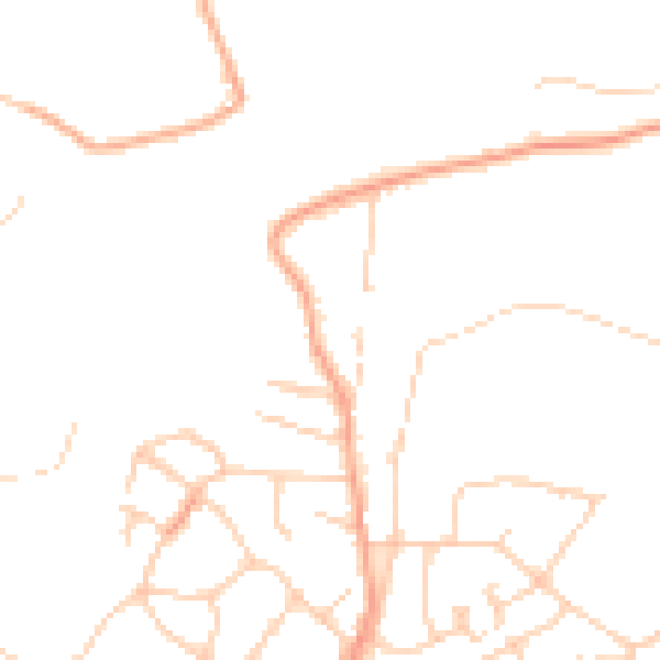 Daytime road noise heatmap for KT13 8NH