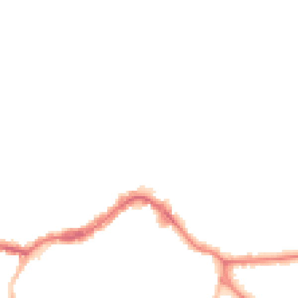 Night-time road noise heatmap for KT13 8PF