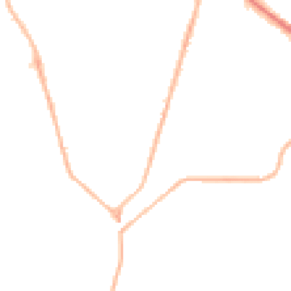 Night-time road noise heatmap for KT13 8SP
