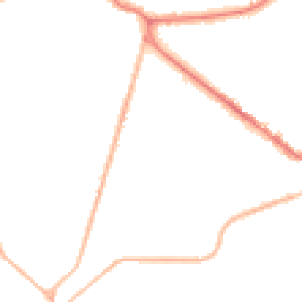 Night-time road noise heatmap for KT13 9AQ