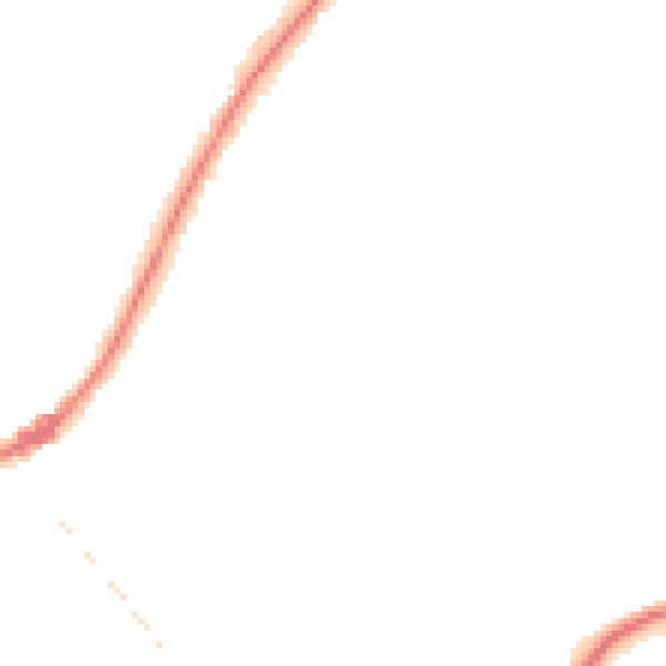 Night-time road noise heatmap for KT13 9QP