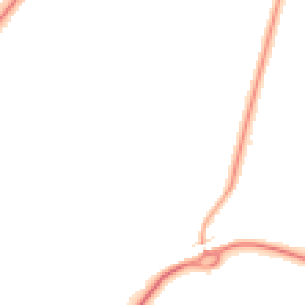 Night-time road noise heatmap for KT13 9RP