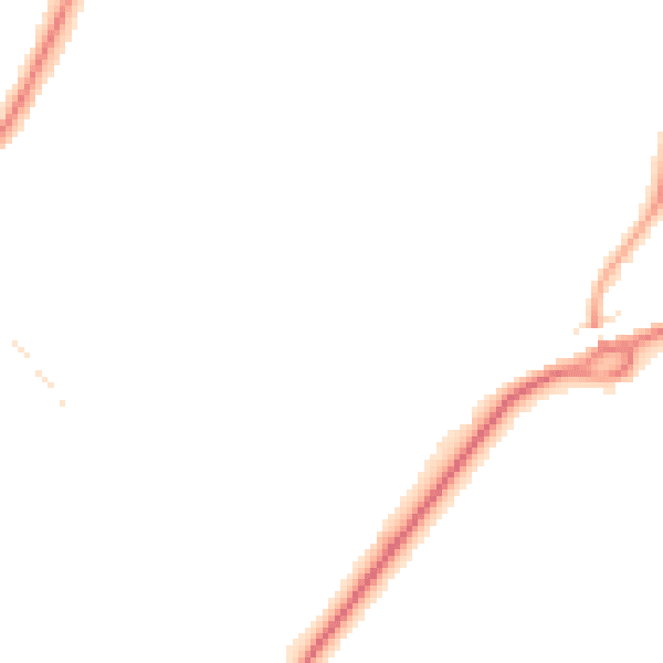 Night-time road noise heatmap for KT13 9TA