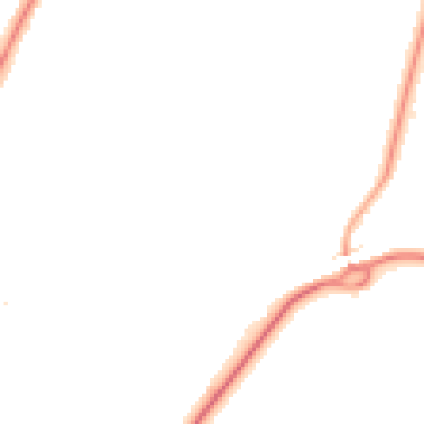 Night-time road noise heatmap for KT13 9TT