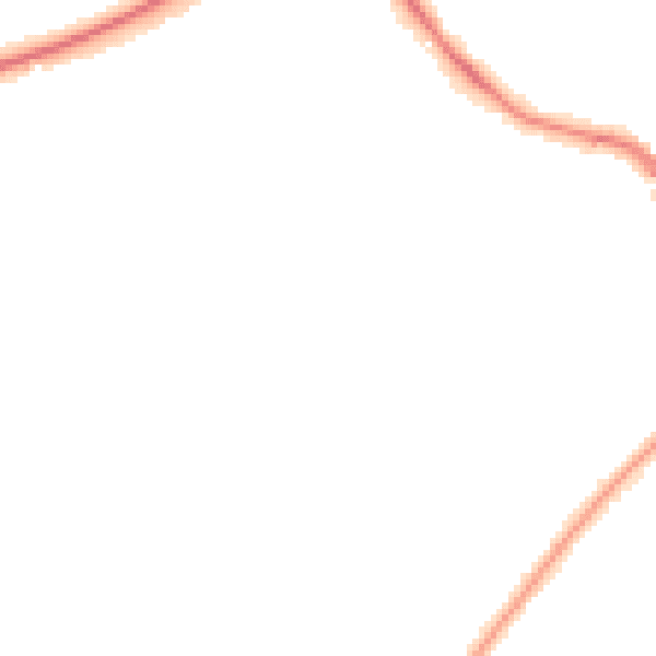 Night-time road noise heatmap for KT14 6AE