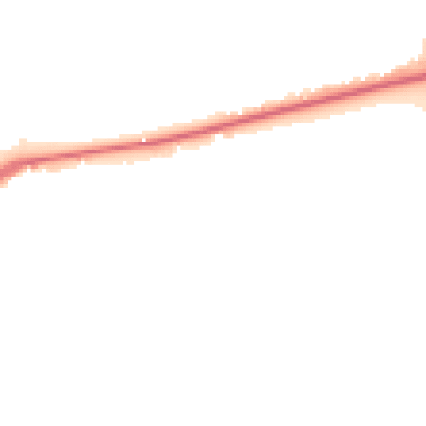 Night-time road noise heatmap for KT14 6FE