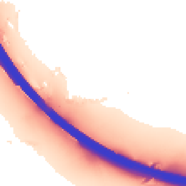 Night-time road noise heatmap for KT14 7TD