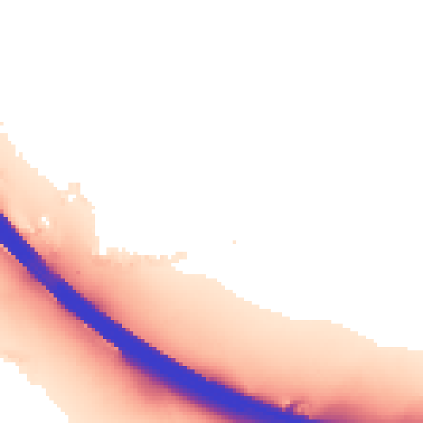 Night-time road noise heatmap for KT14 7TF