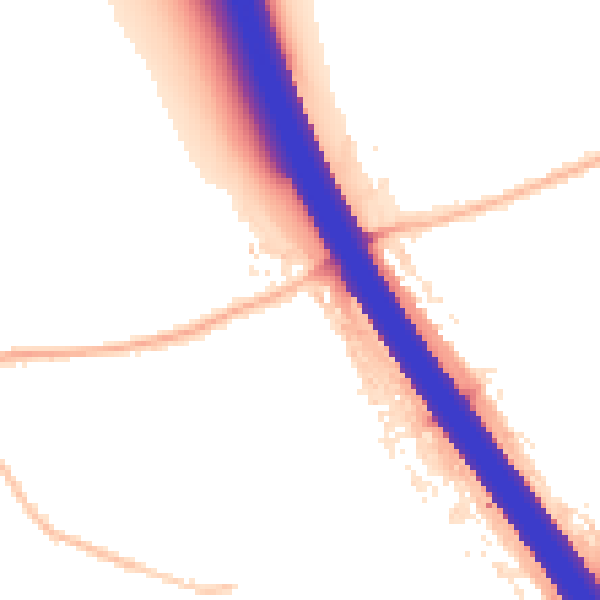 Night-time road noise heatmap for KT15 1AA