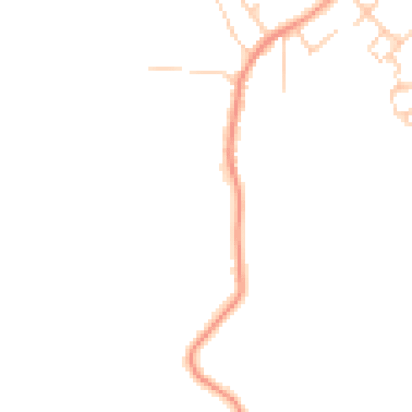 Daytime road noise heatmap for KT15 1BG
