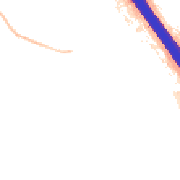 Night-time road noise heatmap for KT15 1BQ