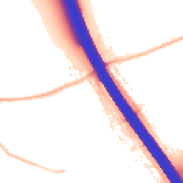 Night-time road noise heatmap for KT15 1BS