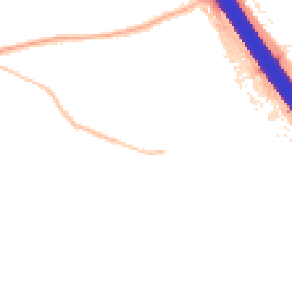 Night-time road noise heatmap for KT15 1DG