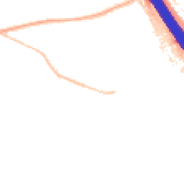 Night-time road noise heatmap for KT15 1DQ