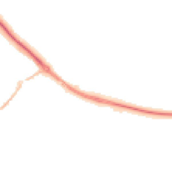 Night-time road noise heatmap for KT15 2QX