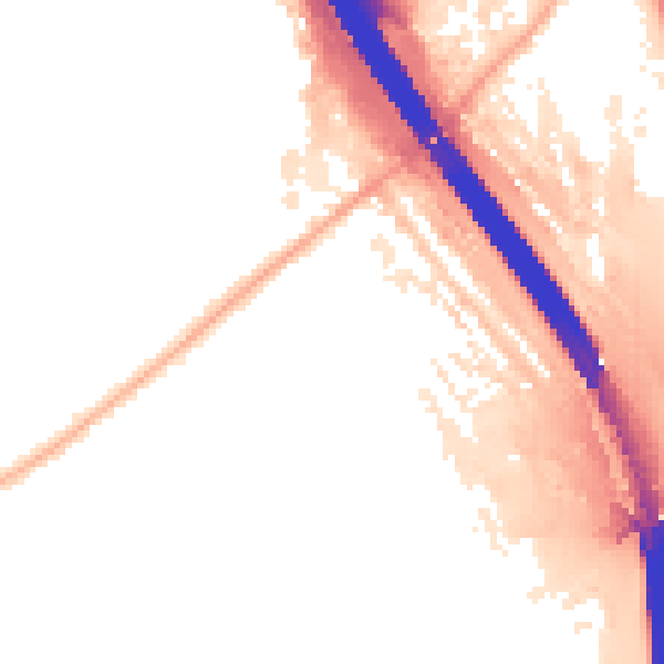 Night-time road noise heatmap for KT15 3AG