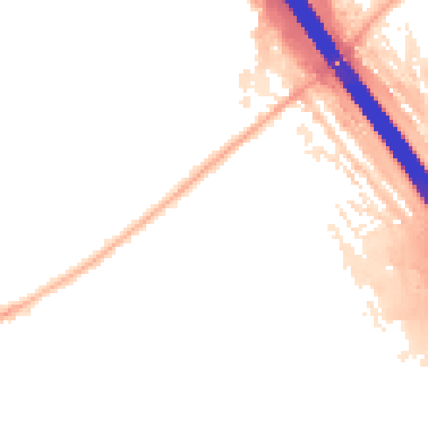 Night-time road noise heatmap for KT15 3LY