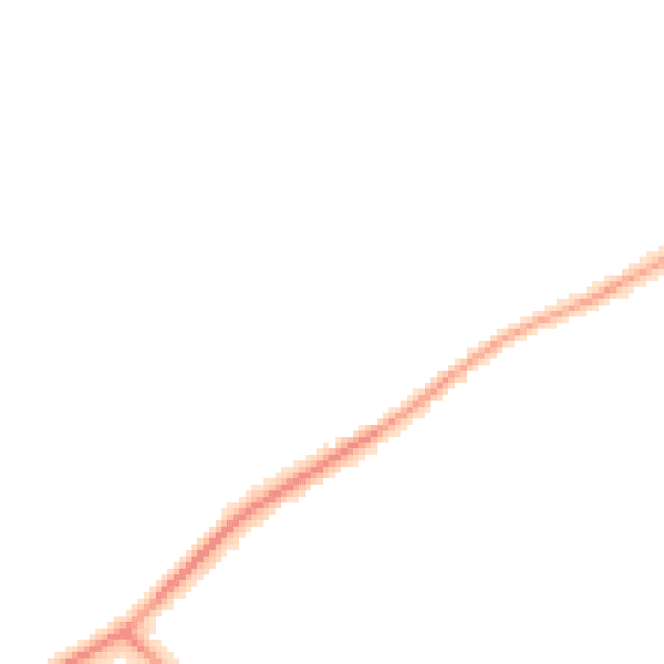 Night-time road noise heatmap for KT15 3PU