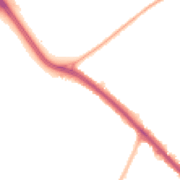 Night-time road noise heatmap for KT19 0DL