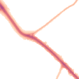 Night-time road noise heatmap for KT19 0DN