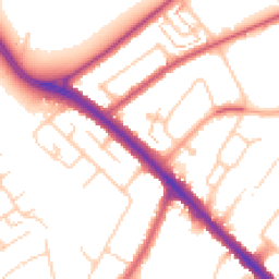 Daytime road noise heatmap for KT19 0DW