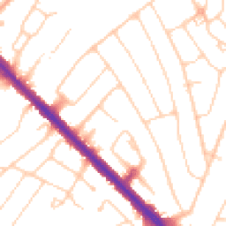Daytime road noise heatmap for KT19 0PZ
