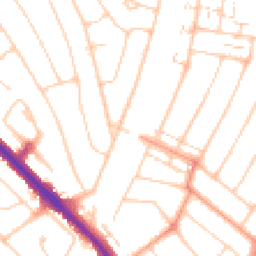 Daytime road noise heatmap for KT19 0QZ