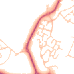 Daytime road noise heatmap for KT19 7AA