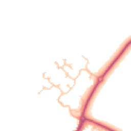 Daytime road noise heatmap for KT19 7LE