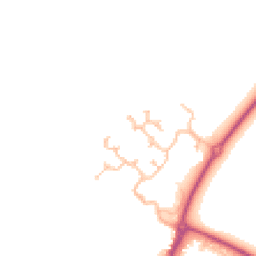 Daytime road noise heatmap for KT19 7LF