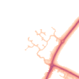 Daytime road noise heatmap for KT19 7LG