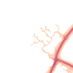 Daytime road noise heatmap for KT19 7LH