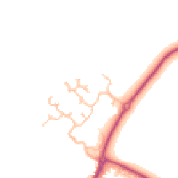 Daytime road noise heatmap for KT19 7LR