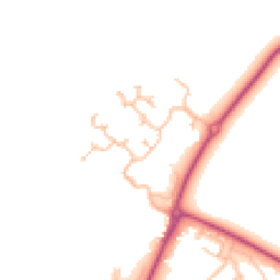 Daytime road noise heatmap for KT19 7NS