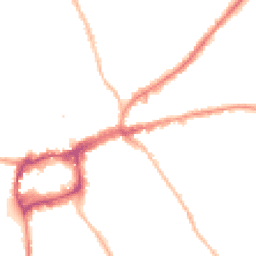 Night-time road noise heatmap for KT19 8AD