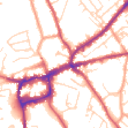 Daytime road noise heatmap for KT19 8AH