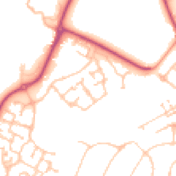 Daytime road noise heatmap for KT19 8AP