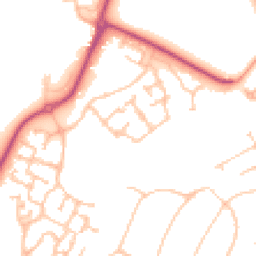 Daytime road noise heatmap for KT19 8BD