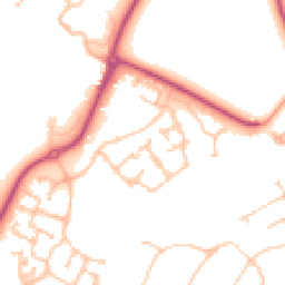 Daytime road noise heatmap for KT19 8BP