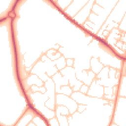 Daytime road noise heatmap for KT19 8GL